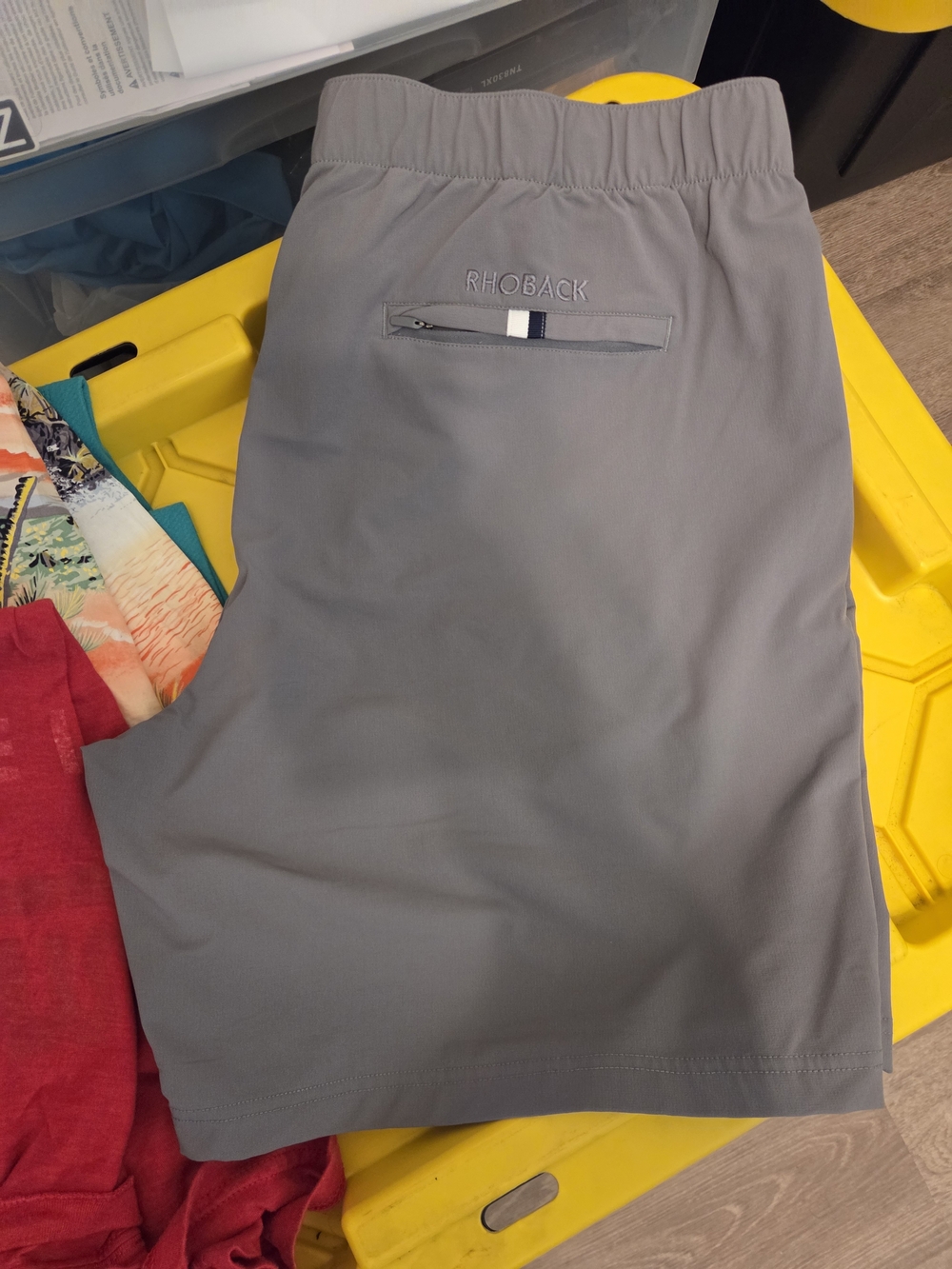 Rhoback Men's Gray Golf Shorts